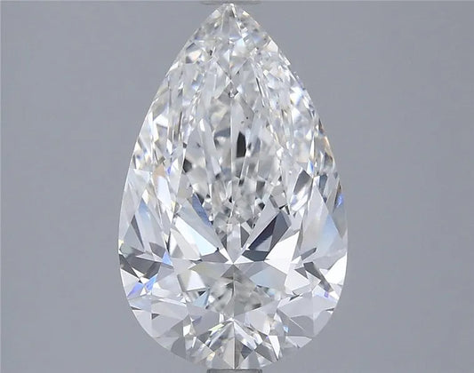 3.00ct Pear Lab Grown Diamond (Colour E, Clarity VS2, IGI Certified)