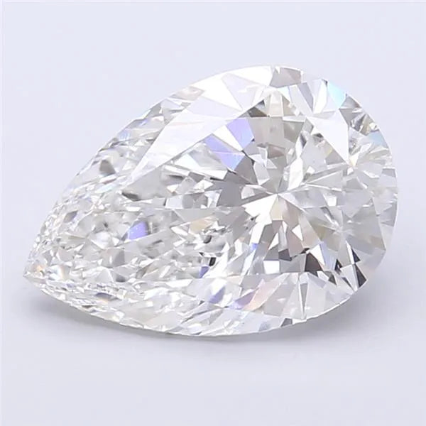 3.02ct pear lab grown diamond (colour e, clarity vvs2, igi certified)