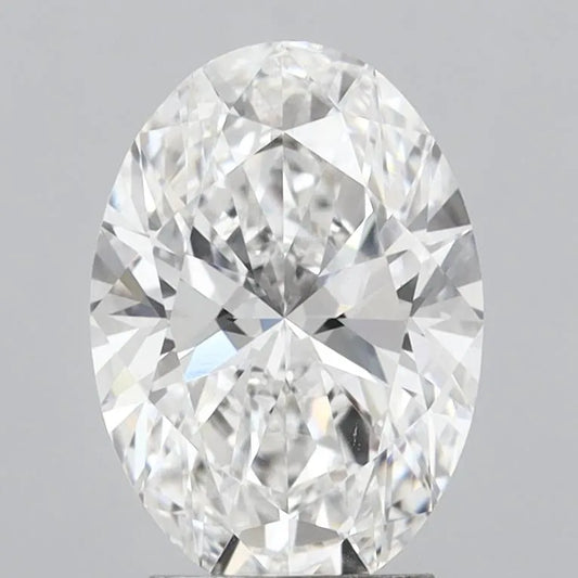 3.04ct Oval Lab Grown Diamond (Colour E, Clarity VVS2, IGI Certified)