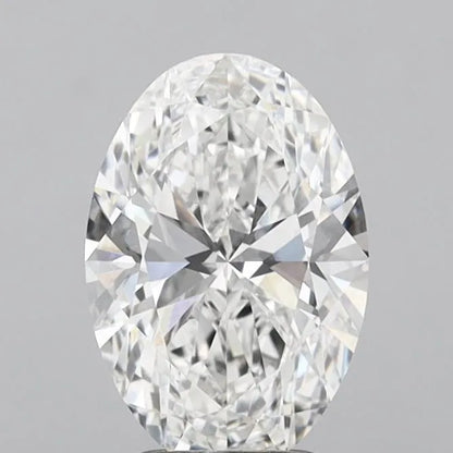 3.08ct Oval Lab Grown Diamond (Colour E, Clarity VVS2, IGI Certified)