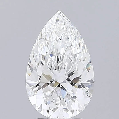 3.46ct Pear Lab Grown Diamond (Colour E, Clarity VVS2, IGI Certified)