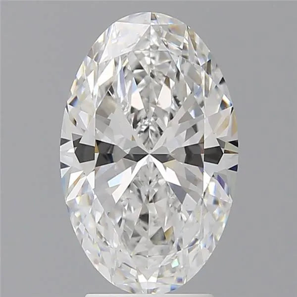 3.50ct oval lab grown diamond (colour e, clarity vvs2, igi certified)