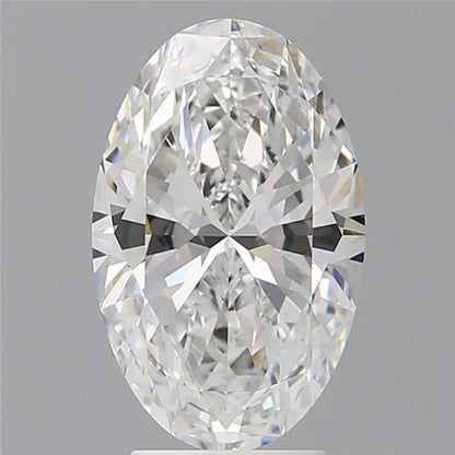 3.50ct Oval Lab Grown Diamond (Colour E, Clarity VVS2, IGI Certified)