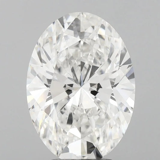 3.51ct Oval Lab Grown Diamond (Colour E, Clarity VVS2, IGI Certified)