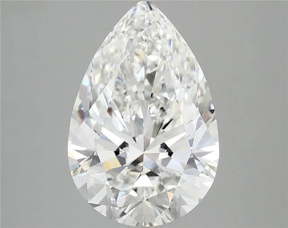3.78ct Pear Lab Grown Diamond (Colour E, Clarity VVS2, IGI Certified)