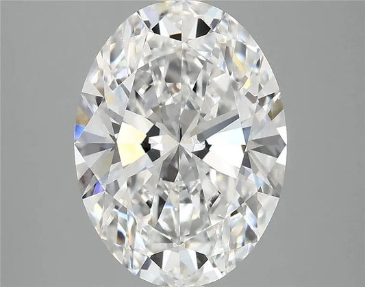 3.84ct Oval Lab Grown Diamond (Colour E, Clarity VVS2, IGI Certified)