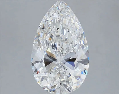 4.00ct Pear Lab Grown Diamond (Colour E, Clarity VVS2, IGI Certified)