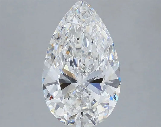 4.00ct Pear Lab Grown Diamond (Colour E, Clarity VVS2, IGI Certified)