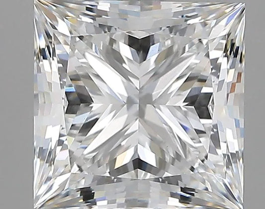 4.04ct Princess Lab Grown Diamond (Colour E, Clarity VVS2, IGI Certified)