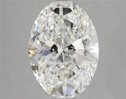 4.09ct Oval Lab Grown Diamond (Colour E, Clarity VVS2, Cut EX, IGI Certified)