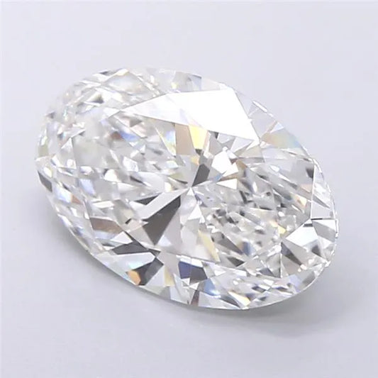 4.70ct Oval Lab Grown Diamond (Colour E, Clarity VVS2, IGI Certified)
