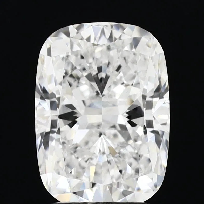 3.02ct cushion modified lab grown diamond (colour d, clarity vvs2, igi certified)