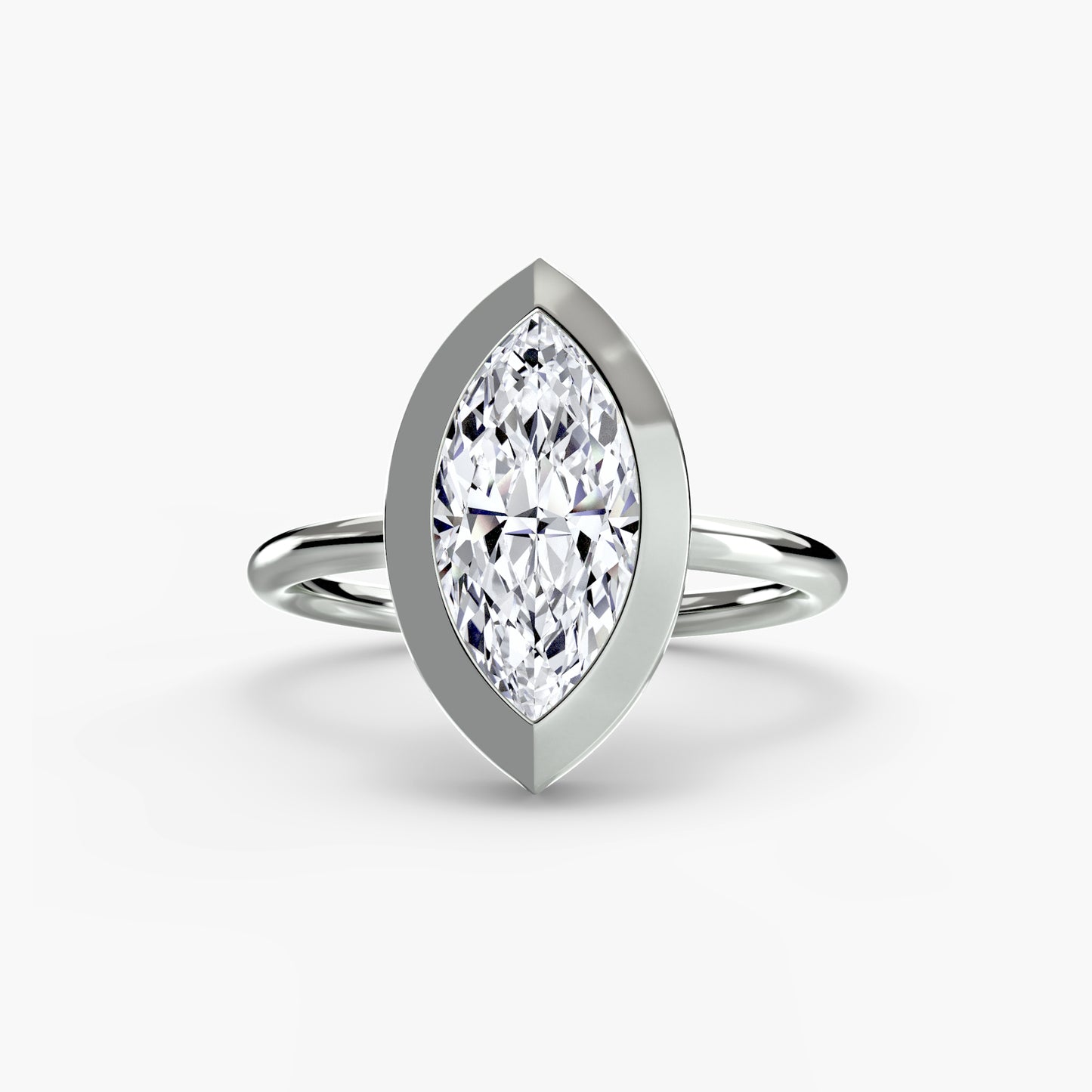 the bezel set solitaire
