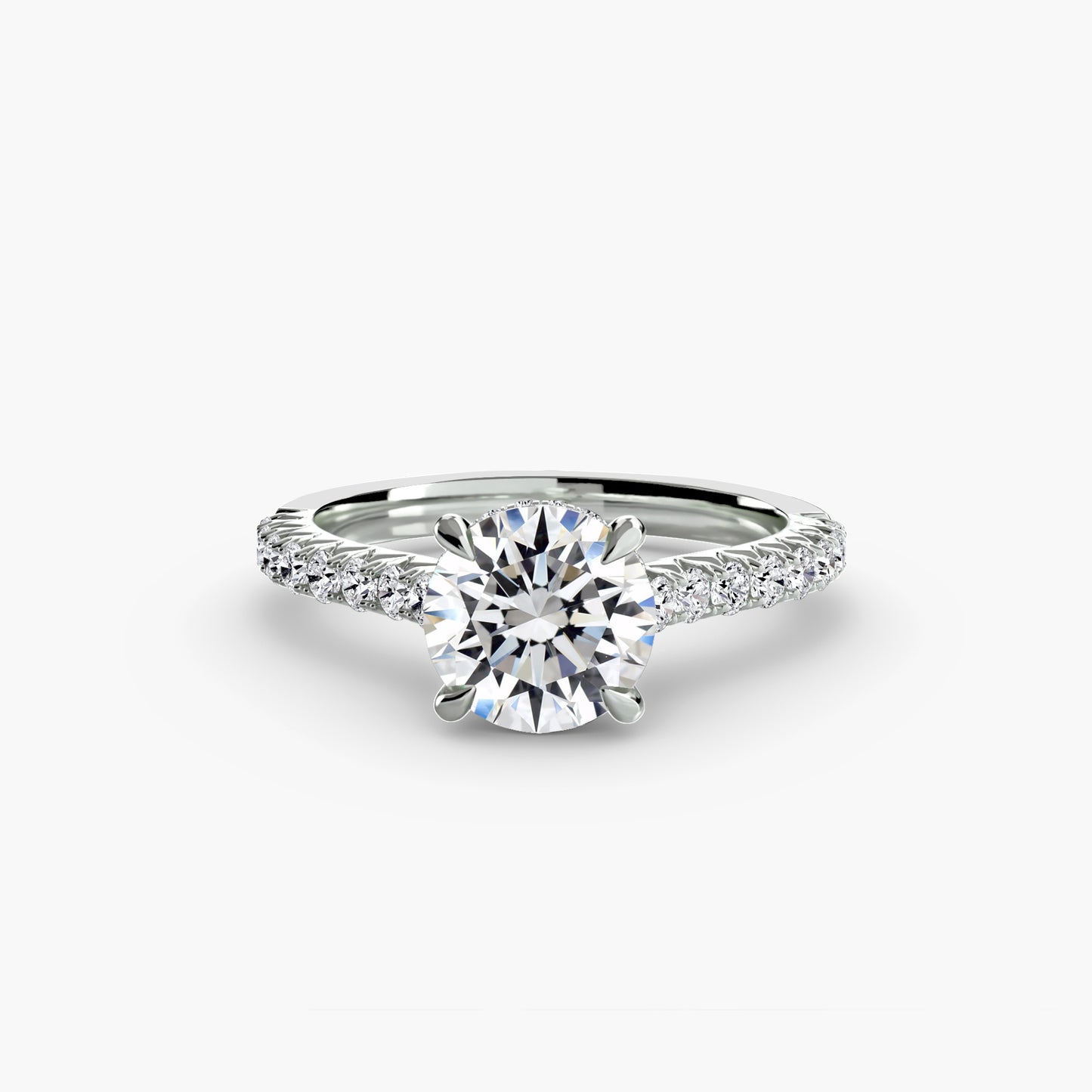 solitaire with pavé 5