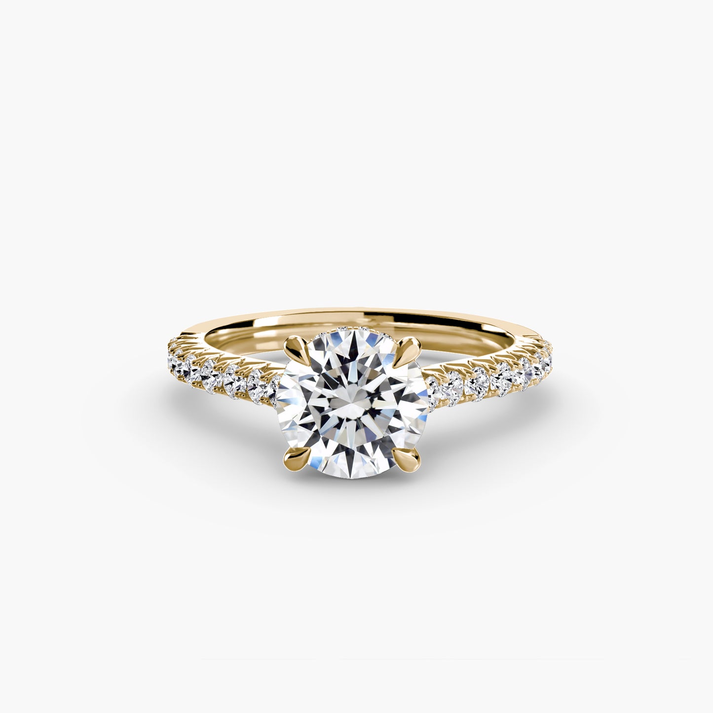 solitaire with pavé 5