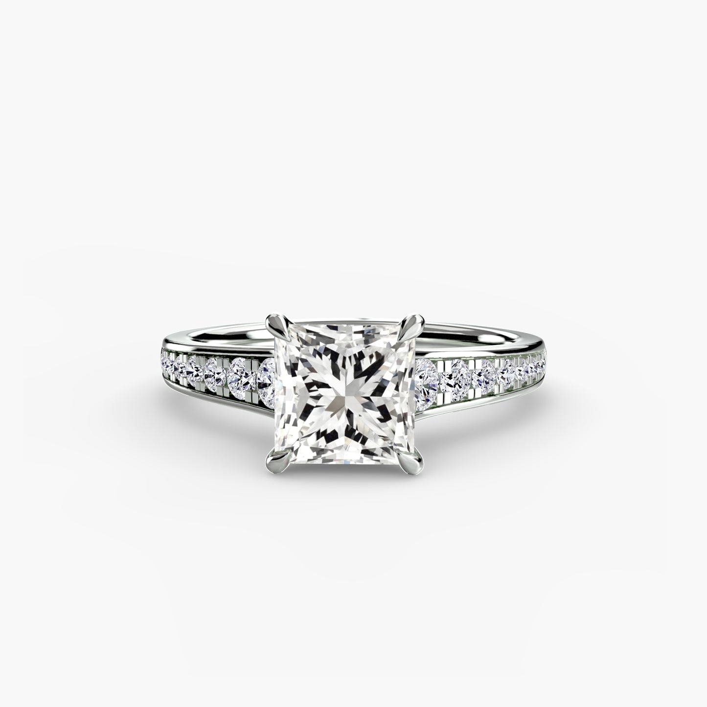 solitaire with pavé 7
