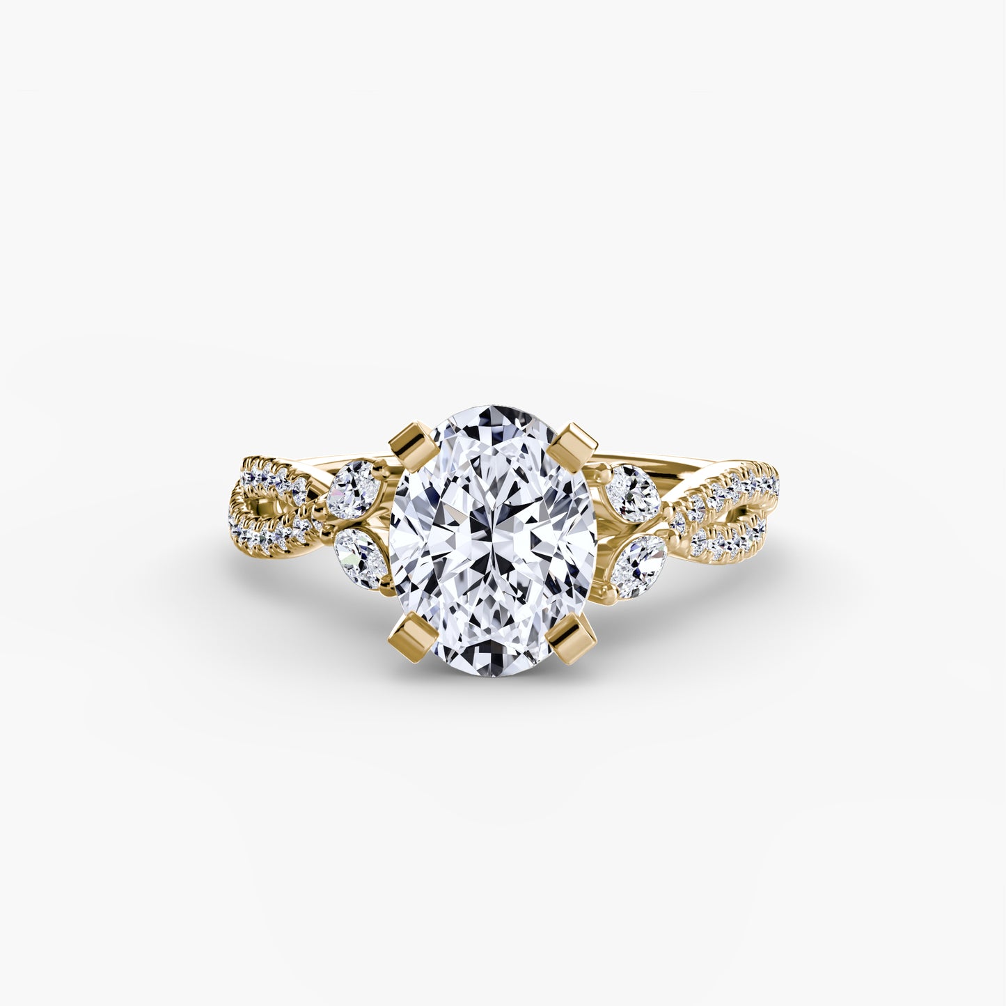 the twist pavé ring
