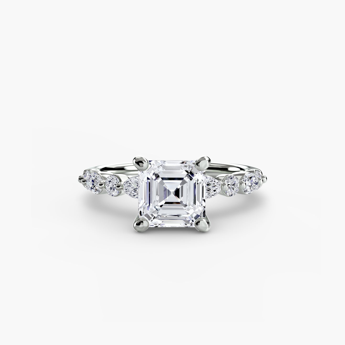 solitaire with eternity pavé 2