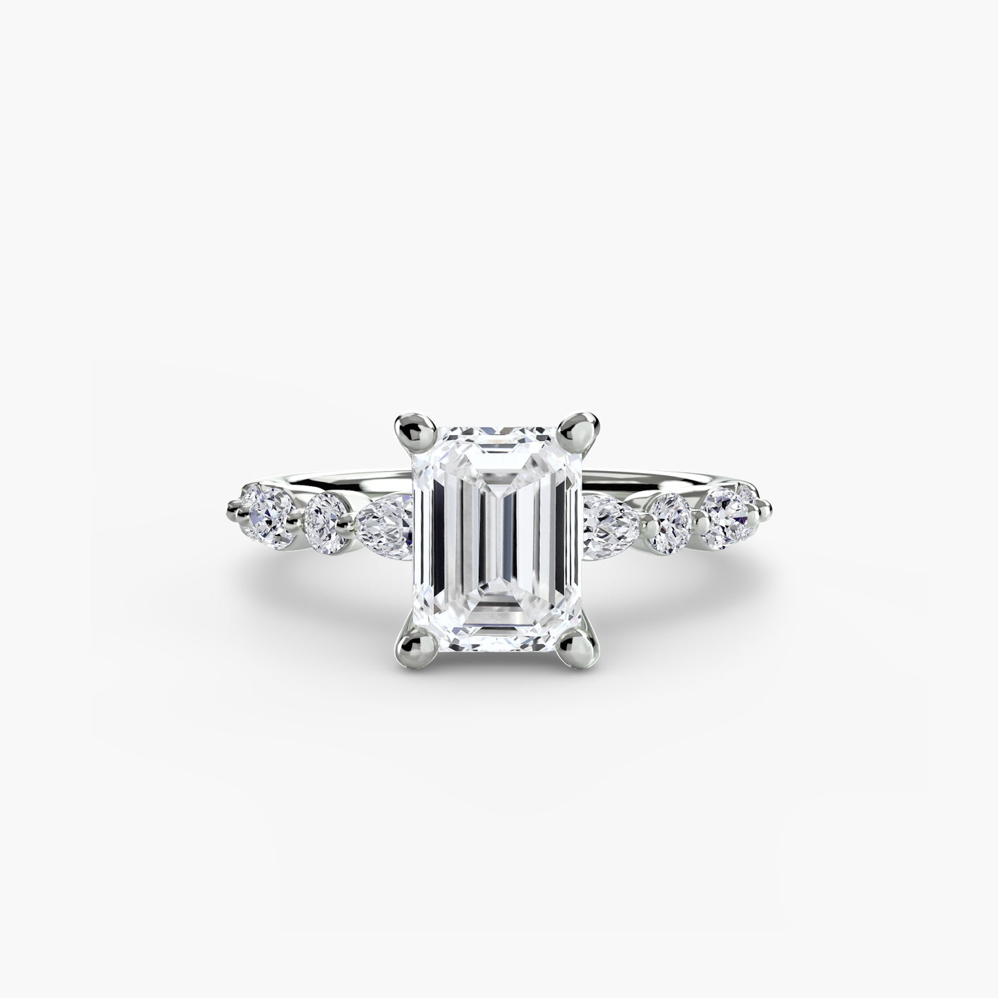 solitaire with eternity pavé 2