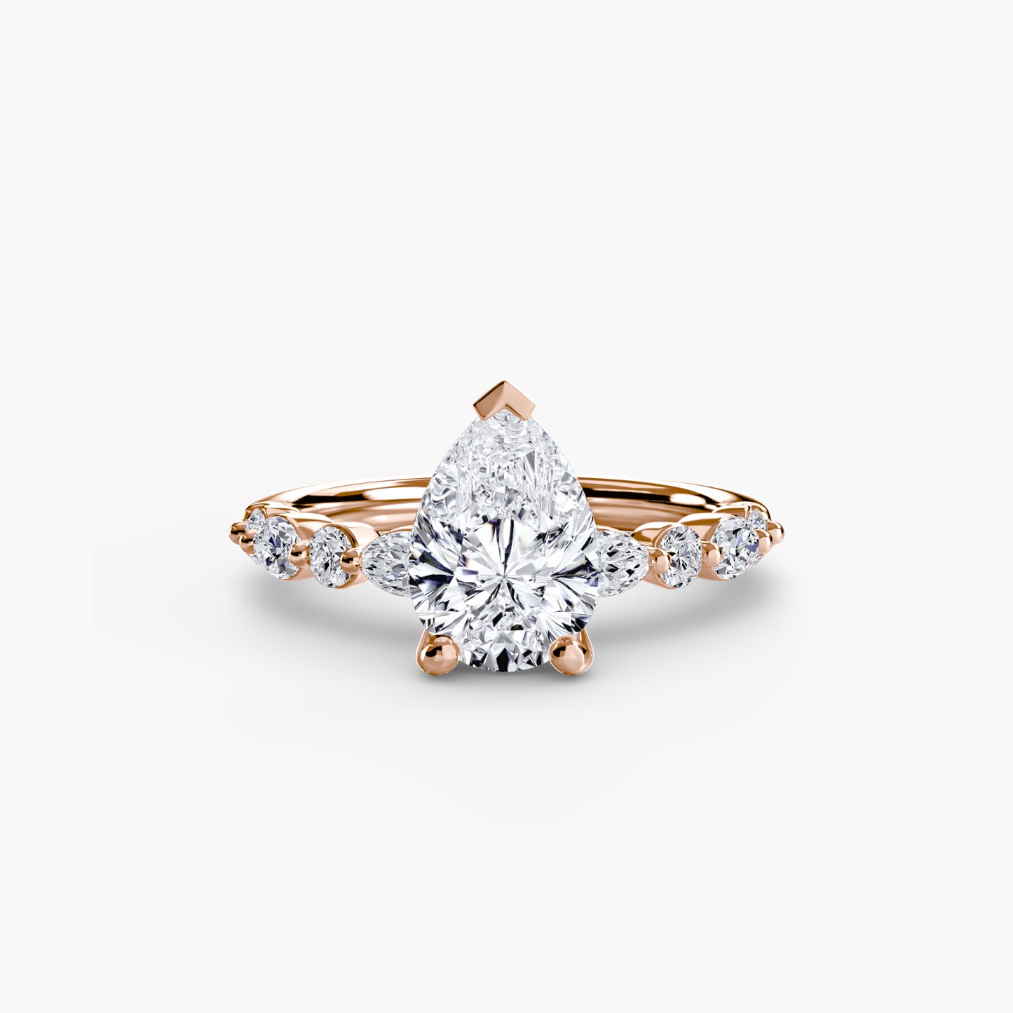 solitaire with eternity pavé 2