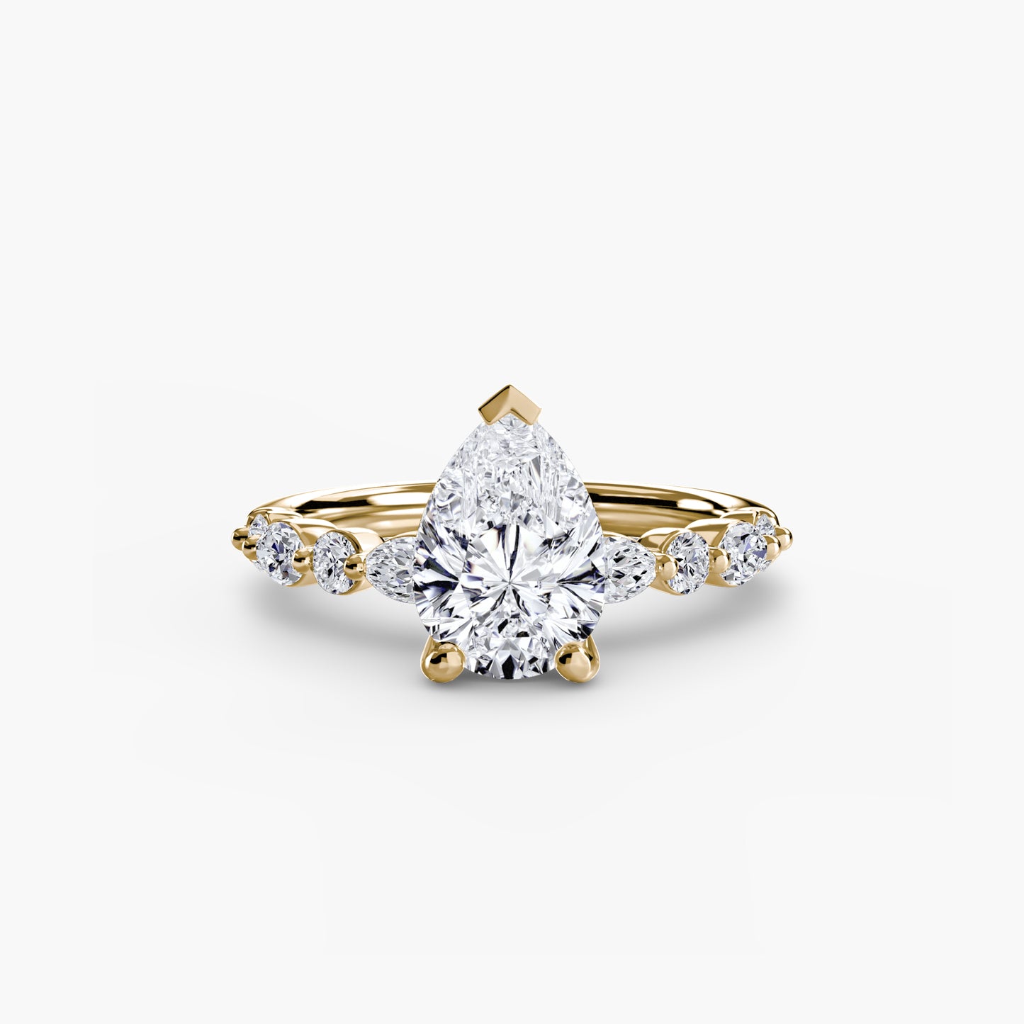 solitaire with eternity pavé 2