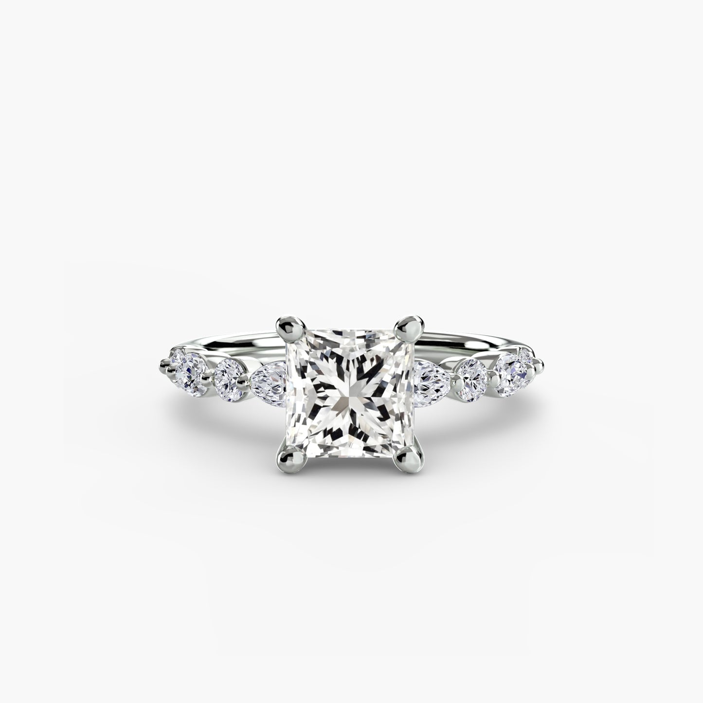 solitaire with eternity pavé 2