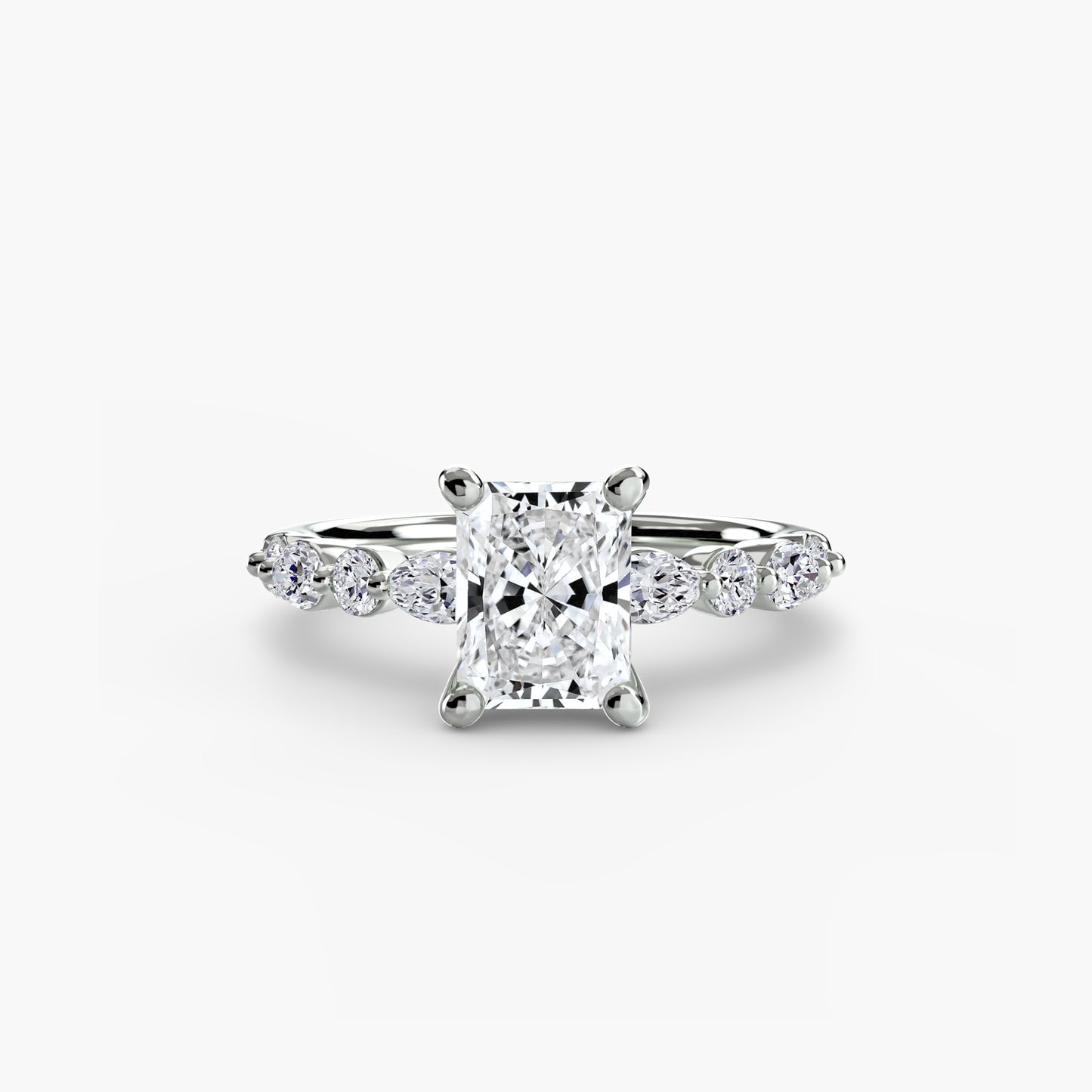 solitaire with eternity pavé 2