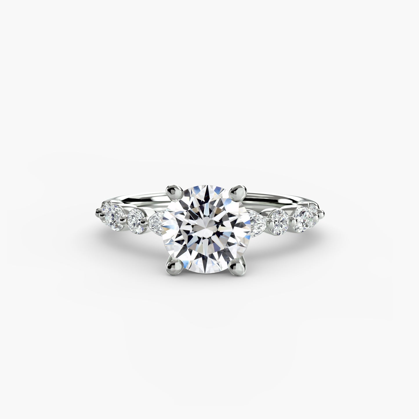 solitaire with eternity pavé 2